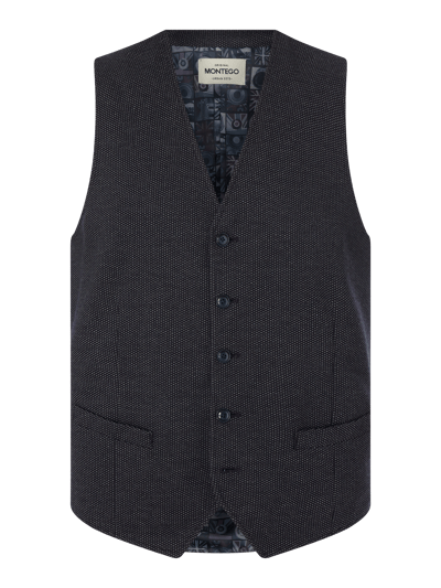 Montego Gilet met viscose Donkerblauw - 2