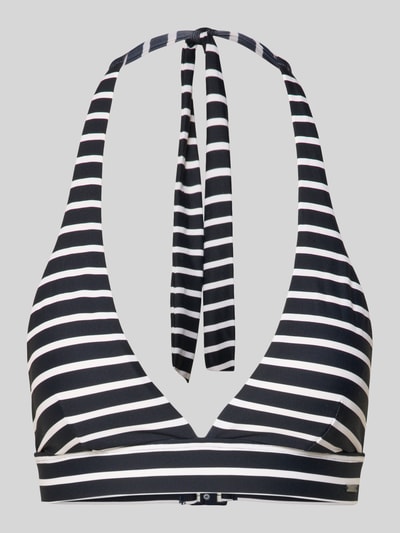 Marc O'Polo Bikini-Oberteil mit Neckholder Modell 'ESSENTIALS TRIANGLE TOP' Dunkelblau 1
