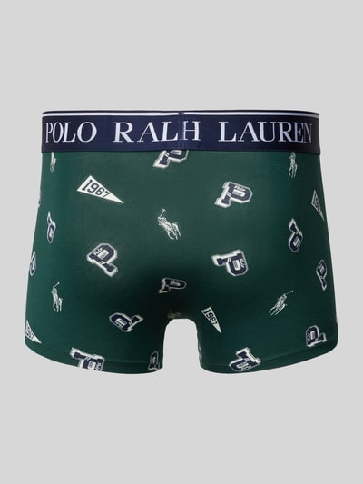 Polo Ralph Lauren Underwear Trunks mit Label-Bund Dunkelgruen 3