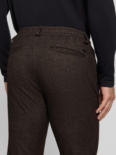 Brax Tapered Fit Jogpants mit Viskose-Anteil Modell 'Phil KBE' Mittelbraun 3