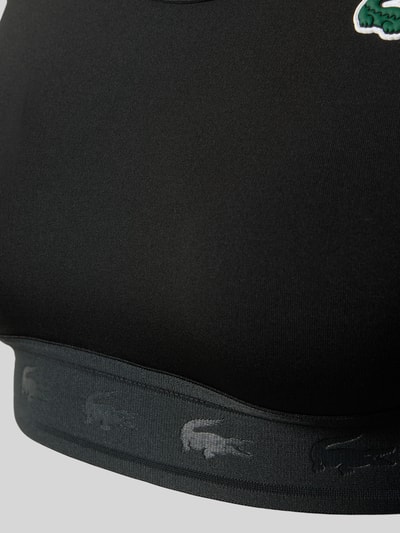 Lacoste Sport Sport-BH mit Logo-Patch Black 2