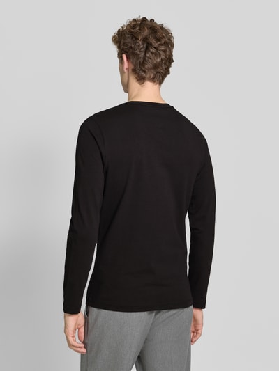 Tommy Hilfiger Slim fit shirt met lange mouwen van katoenmix Zwart - 5