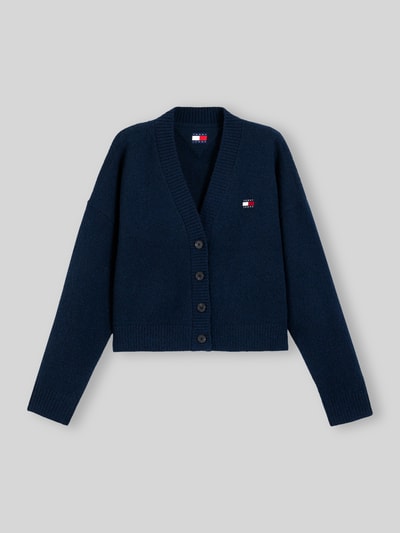 Tommy Jeans Relaxed Fit Strickjacke mit Alpaka- und Woll-Anteil Marine 2