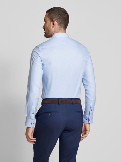 Eterna Koszula biznesowa o kroju slim fit z kołnierzykiem new kent Błękitny 5