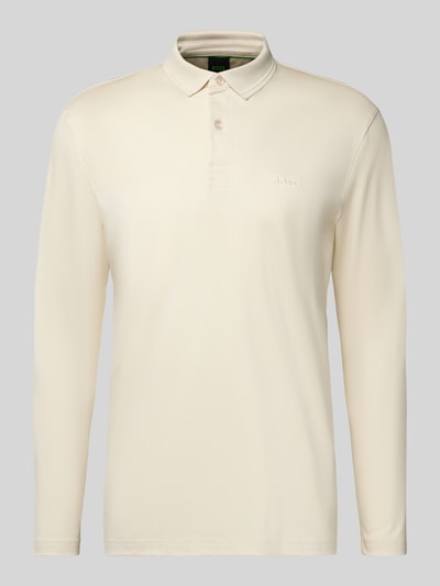 BOSS Green Regular fit poloshirt van puur katoen, model 'PIROL' Beige - 2