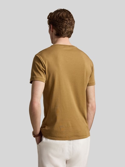 Polo Ralph Lauren regular fit T-shirt van puur katoen Middenbruin - 5