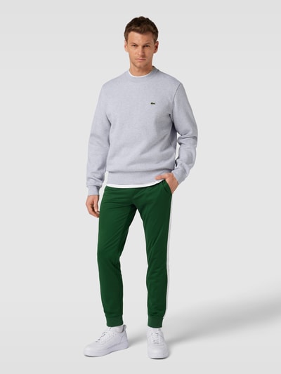 Lacoste Sweatshirt in Melange-Optik Hellgrau 1