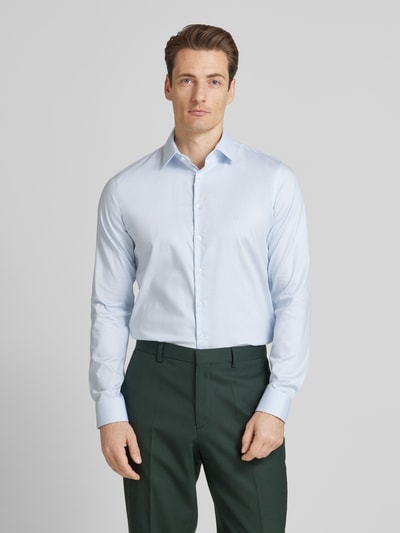 CK Calvin Klein Regular Fit Business-Hemd mit Kentkragen Modell 'Bari' Bleu 4