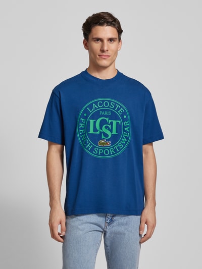 Lacoste T-Shirt mit Rundhalsausschnitt Blau 4