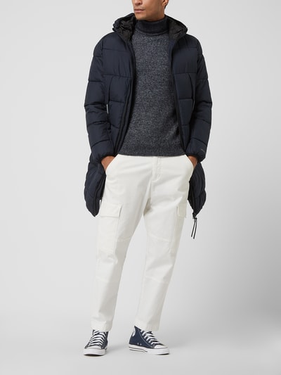 Tom Tailor Rollkragenpullover mit Woll-Anteil  Dunkelblau 1