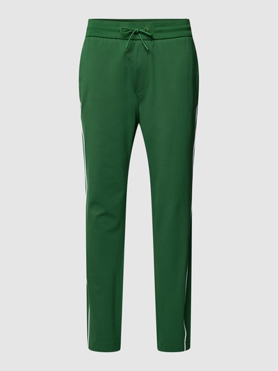 BOSS Sweatpants met contrastpaspels, model 'Lamont' Groen - 2