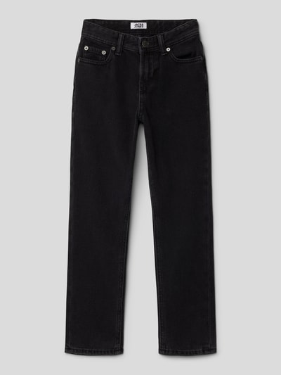 Jack & Jones Jeans met labelpatch, model 'CLARK' Zwart - 1