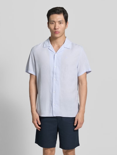 CK Calvin Klein Regular Fit Freizeithemd aus Leinen-Lyocell-Mix Sky 4