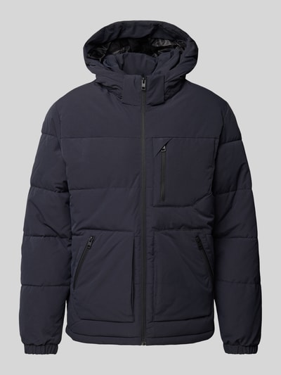 Jack & Jones Gewatteerd jack met ritszakken, model 'OTTO' Marineblauw - 2