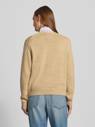 Polo Ralph Lauren Gebreide pullover met ribboorden Camel - 5