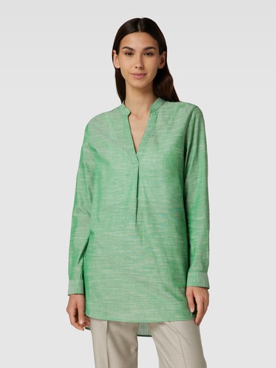 Montego Lange blouse met V-hals Groen - 4