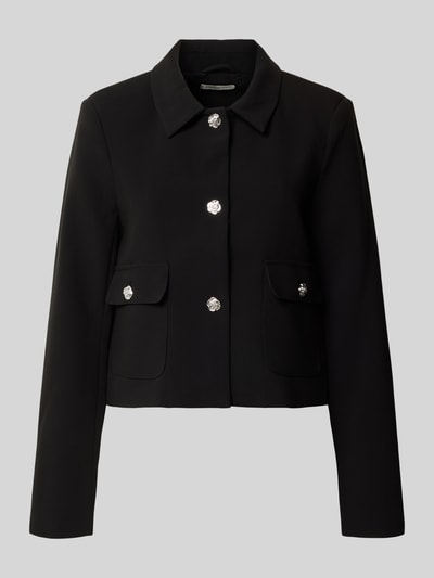 GUIDO MARIA KRETSCHMER WOMAN Regular fit blazer met viscose, model 'Vivian' Zwart - 2