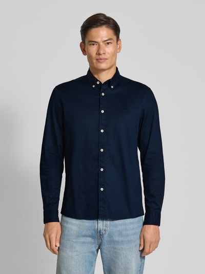 Marc O'Polo Regular fit vrijetijdsoverhemd van puur katoen Marineblauw - 4