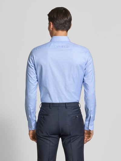 BOSS Koszula biznesowa o kroju regular fit z mieszanki bawełny Jasnoniebieski 5