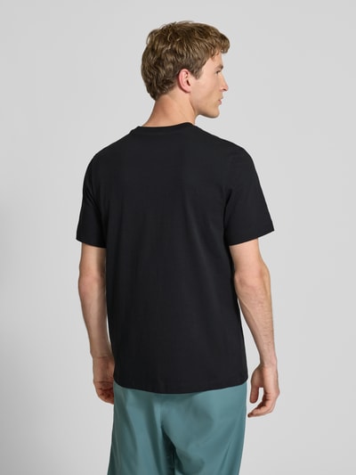 Nike T-Shirt mit Logo-Print Modell 'Swoosh' Black 5