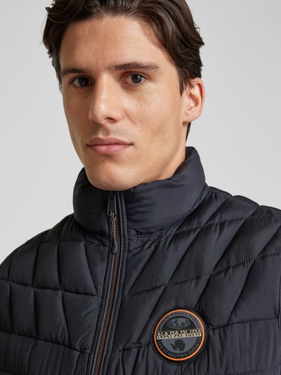 Napapijri Bodywarmer met opstaande kraag, model 'LAPAZ' Zwart - 3