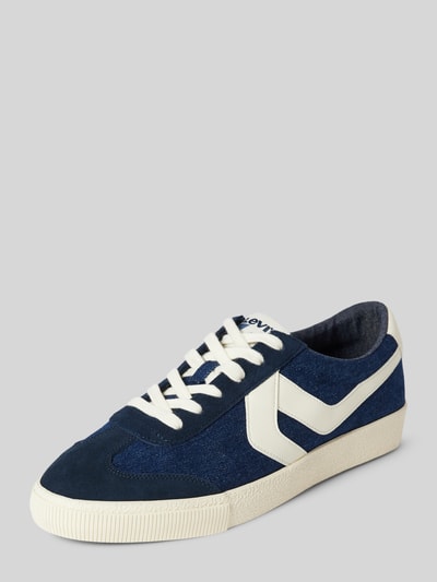 Levi’s® Acc. Sneakers met labeldetail, model 'SNEAK' Marineblauw - 1