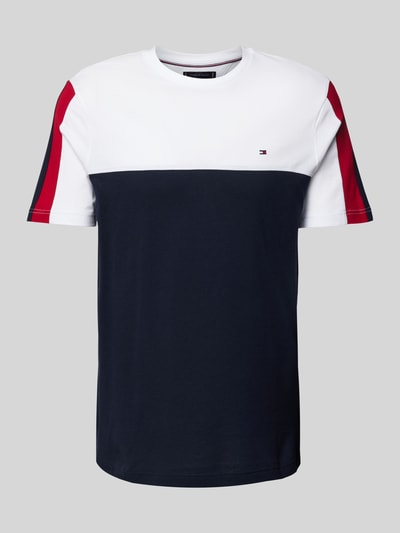 Tommy Hilfiger T-Shirt mit Logo-Stitching Weiss 2