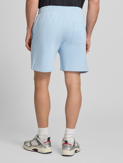 JACK & JONES Sweatshorts mit Stitching Modell 'KARL' Hellblau 5