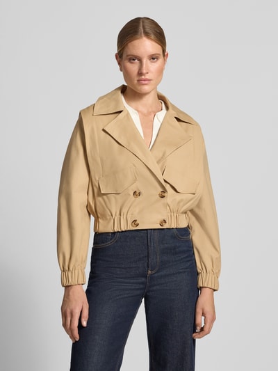 GUIDO MARIA KRETSCHMER WOMAN Jacke mit Reverskragen und Pattentaschen Modell 'Hedi' Apricot 4