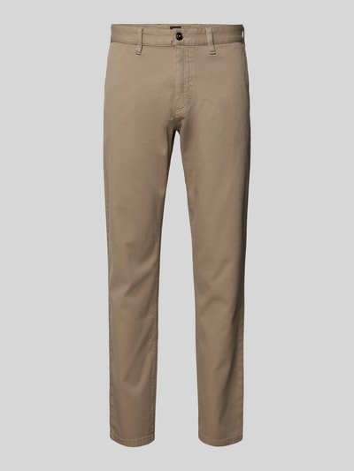 BOSS Orange Chino met Franse steekzakken Hazelnoot - 2