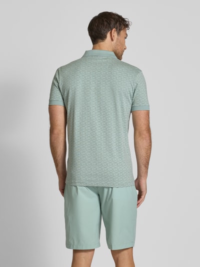 BOSS Green Regular Fit Poloshirt mit Label-Print Modell 'Paddy' Mint 5