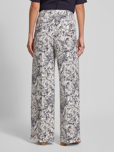 windsor. Hose aus Lyocell im Allover-Look Marine 5