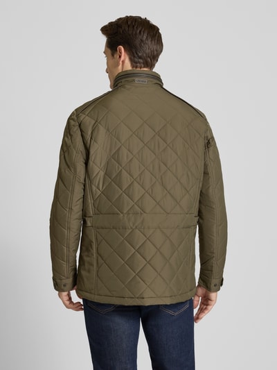 bugatti Jas met opstaande kraag Olijfgroen - 5