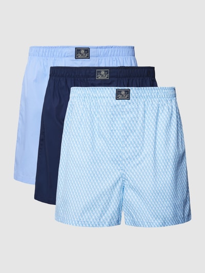 Polo Ralph Lauren Underwear Boxershorts mit Allover-Muster im 3er-Pack Blau 1