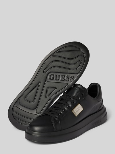 Guess Chunky sneakers met labelbadge, model 'ELBA' Zwart - 4