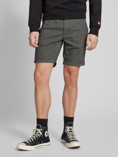 Jack & Jones Regular Fit Bermudas mit Strukturmuster Modell 'FURY' Hellblau 4