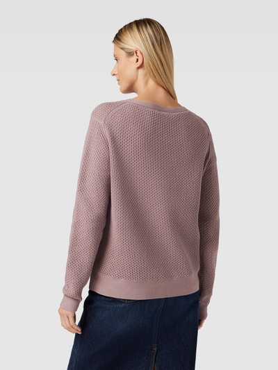 Tom Tailor Gebreide pullover met ronde hals Mauve - 5