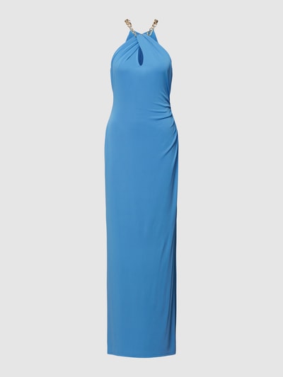 Lauren Ralph Lauren Abendkleid mit Neckholder Modell 'ZAKIYA' Bleu 2