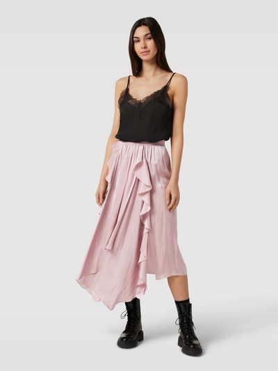 Zadig & Voltaire Midirok met volants Rosé - 1