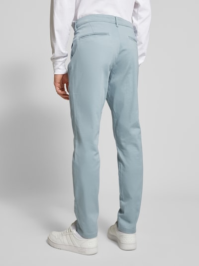 Jack & Jones Slim fit chino met ceintuurlussen, model 'MARCO BOWIE' Aquablauw - 5