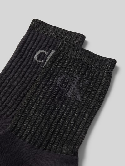 Calvin Klein Jeans Socken mit elastischem Rippenbündchen im 2er-Pack Black 2