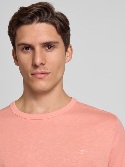 Tom Tailor Regular Fit T-Shirt aus reiner Baumwolle Rosa 3