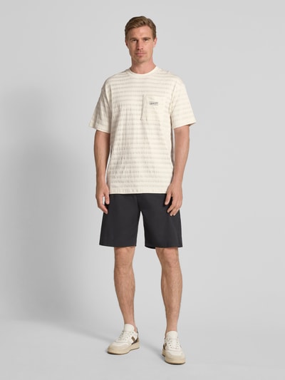 Scotch & Soda T-Shirt mit Brusttasche Offwhite 1
