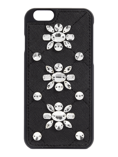 MICHAEL Michael Kors iPhone 6 Case mit echtem Saffianoleder Black 1