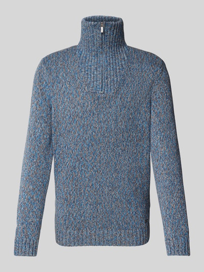 RAGMAN Gebreide pullover met schipperskraag Blauw - 2