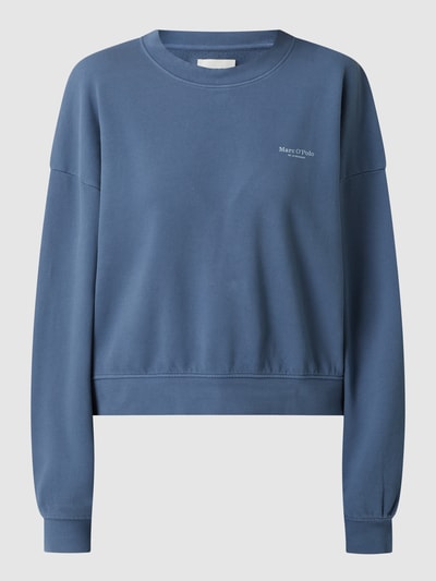 Marc O'Polo Sweatshirt mit Rundhalsausschnitt   Jeansblau 2