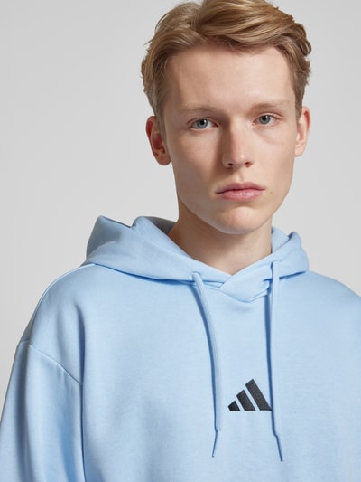 ADIDAS SPORTSWEAR Hoodie  aus reiner Baumwolle mit Känguru-Tasche Bleu 3