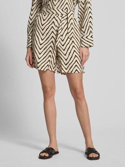 Tom Tailor Relaxed Fit Shorts aus Leinen-Viskose-Mix Beige 4