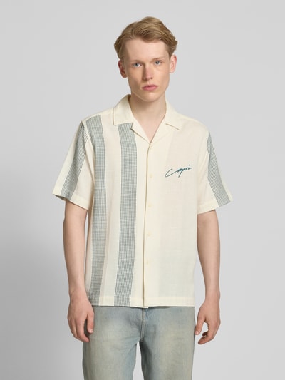 Only & Sons Freizeithemd mit Knopfleiste Modell 'SEIO' Offwhite 4