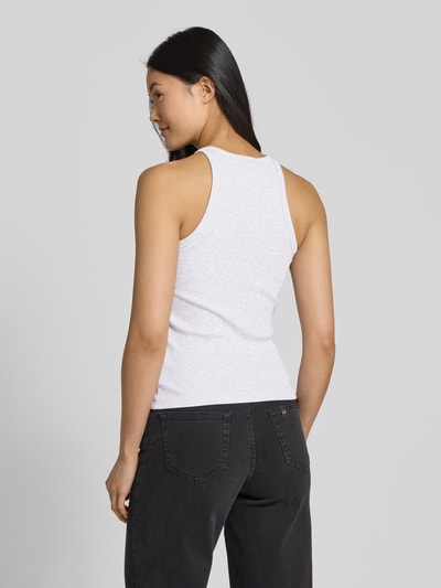VERO MODA Regular Fit Tank Top aus Baumwoll-Mix Modell 'CHLOE' Hellgrau 5